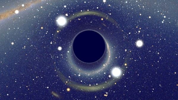 Обнаружена необычайно массивная чёрная дыра