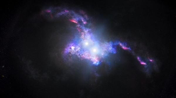 Самый далёкий квазар проливает свет на то, как растут чёрные дыры
